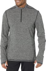 Essentials Men's Tech Stretch Quarter-Zip Shirt - Image 6